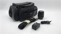 Quantaray Camera Lens In Camera Bag
