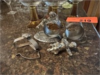 LOT OF VTG SILVERPLATE NAPKIN RINGS