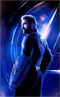 Chris Evans Autograph Avengers Poster