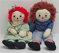 Vintage Raggedy Ann & Andy Dolls