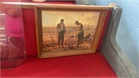 Antique Picture Prayer in the Field