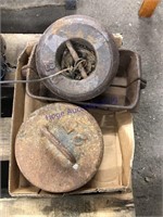 25# WEIGHTS, PATTEE CAST IRON BOX