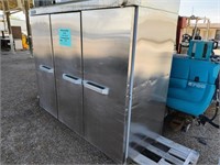 Hobart Q3   3 Door Stainless Steel Refrigerator