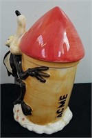 Vintage Wile E coyote/ Acme cookie jar