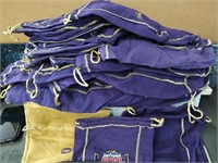 Huge Lot of Crown Royal Bags--All Sizes