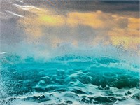 39.5X19.5"- Ocean Wall Art Pictures for Living