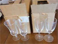 Lot 9 French Whiskey Sour Glasses 8 Parfait BOXED