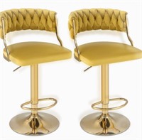 Retail$200 Set of 2 Bar Stools(Yellow)