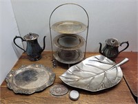 Various Metal Decor Items