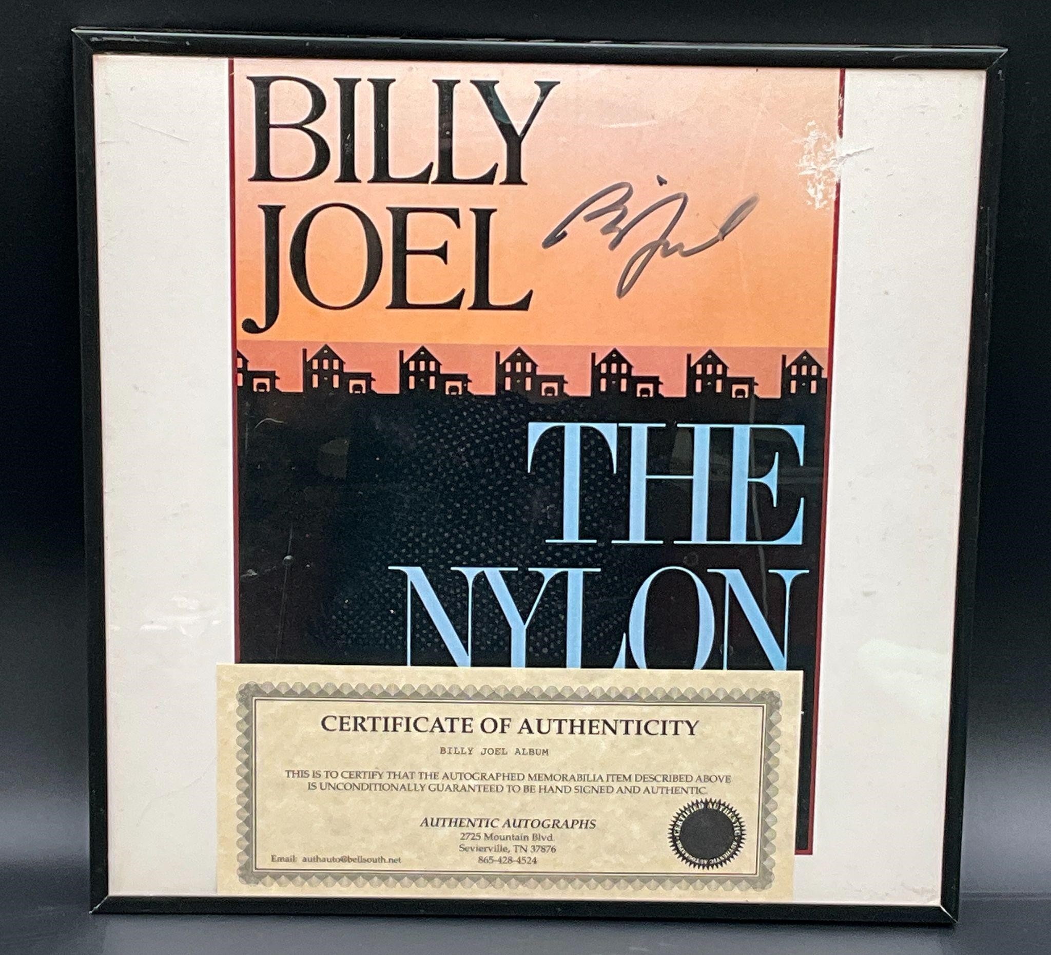 Billy Joel Autographed 1982 "Nylon Curtain" + COA