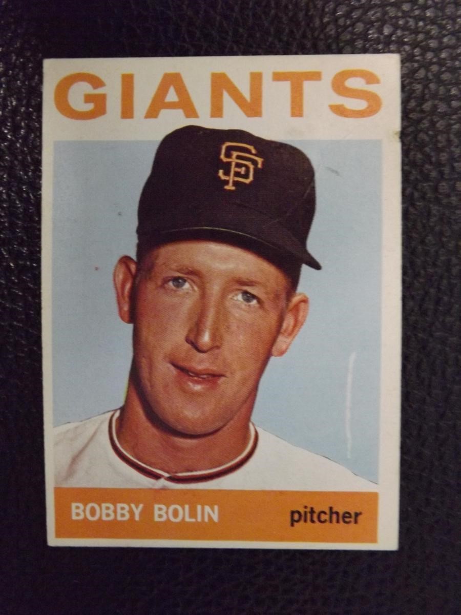 1964 TOPPS #374 BOBBY BOLIN GIANTS VINTAGE