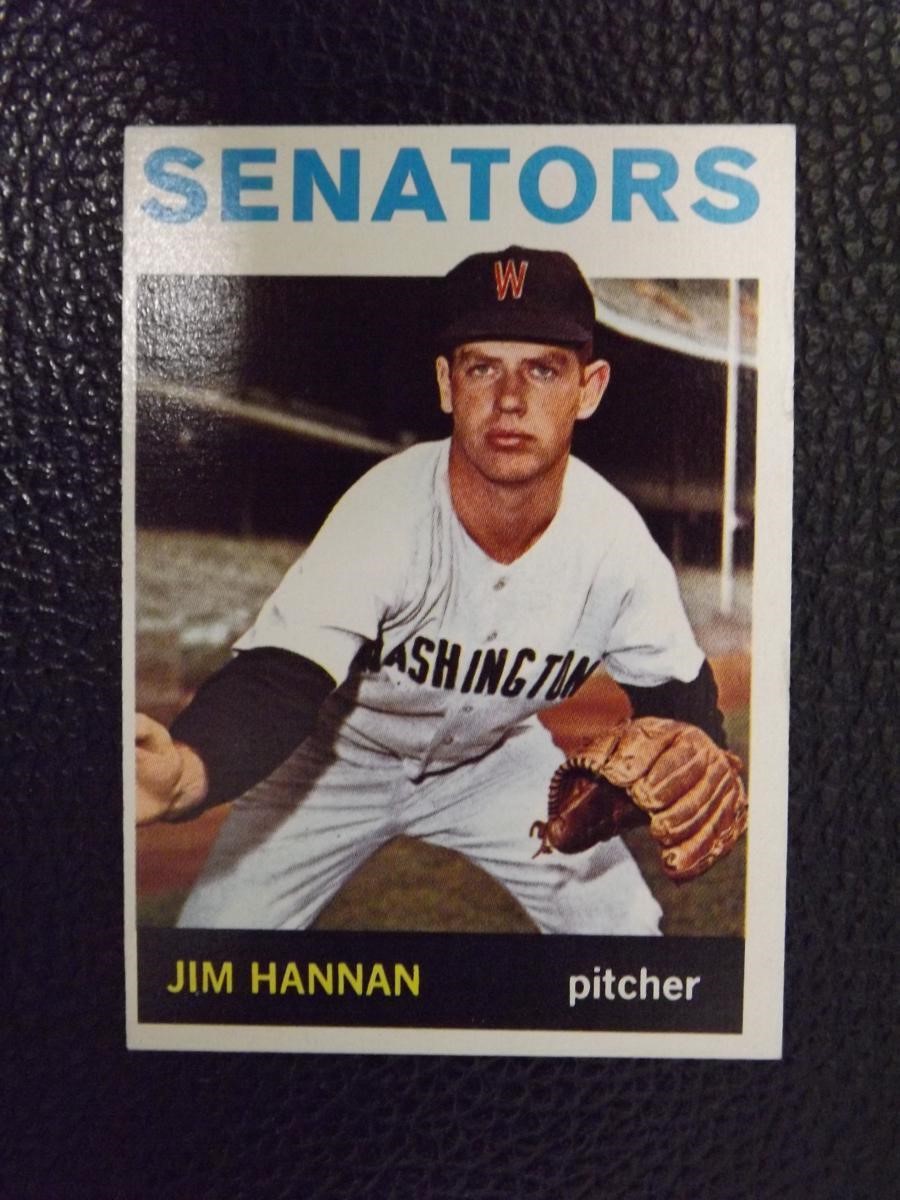 1964 TOPPS #261 JIM HANNAN SENATORS VINTAGE