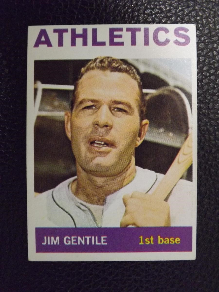 1964 TOPPS #196 JIM GENTILE ATHLETICS