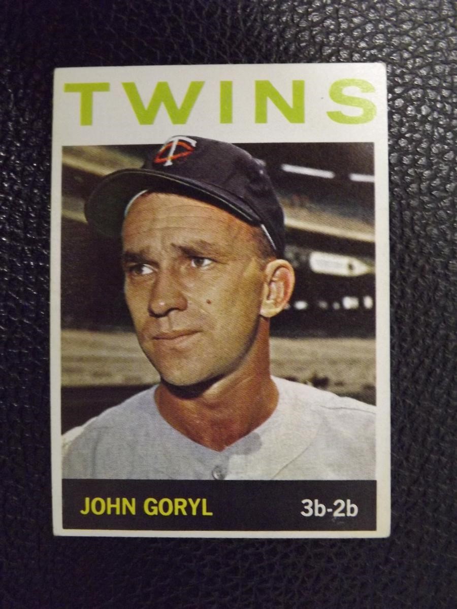 1964 TOPPS #194 JOHN GORYL TWINS VINTAGE