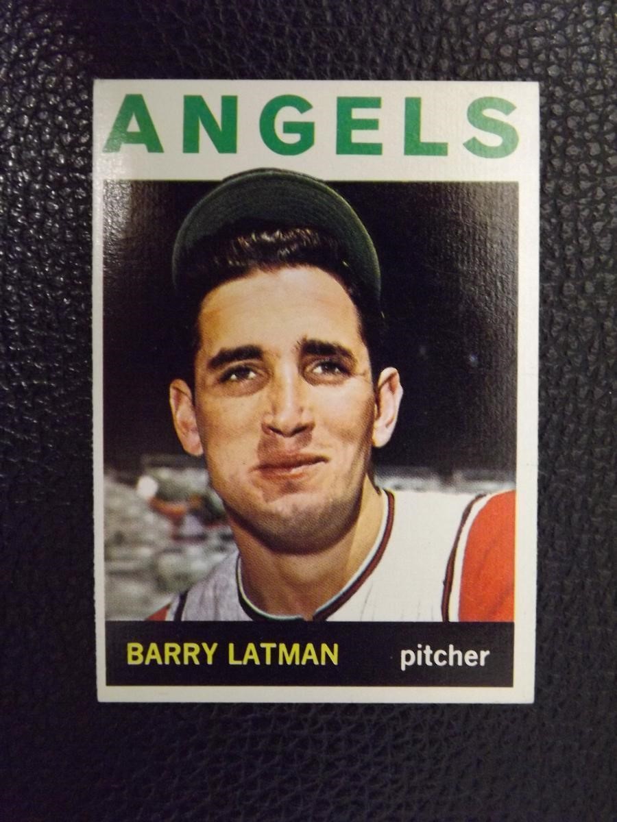 1964 TOPPS #227 BARRY LATMAN ANGELS VINTAGE