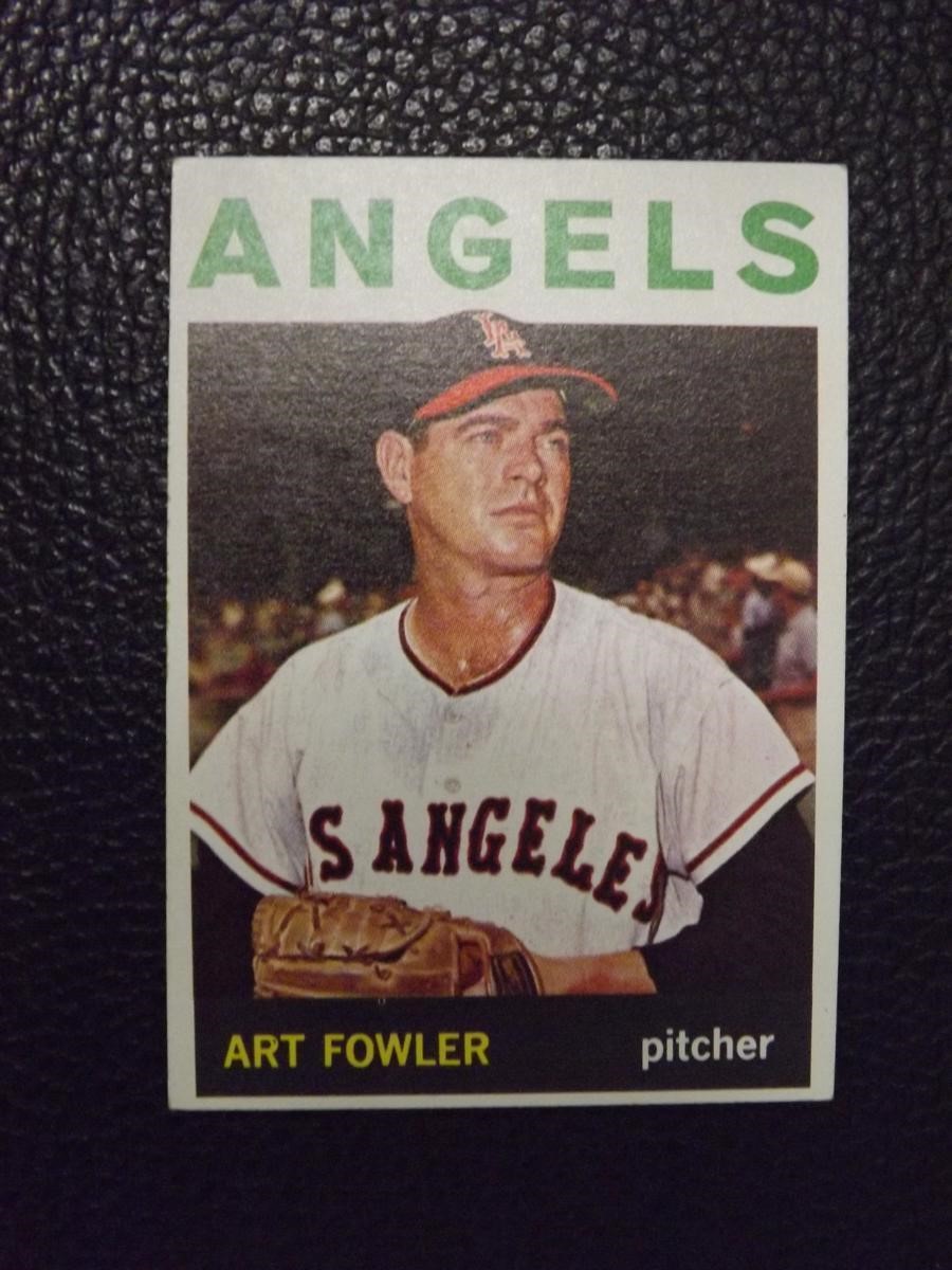 1964 TOPPS #349 ART FOWLER ANGELS VINTAGE