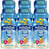 6 PACK PediaSure Grow & Gain Shake, Vanilla, 8 oz