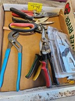 PLIERS, TIN SNIPS, SNAP RING