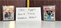 1989 Topps Howie Long Marcus Allen
