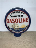 METAL TIWOSER HIGH TEST GASOLINE PUMP TOPPER