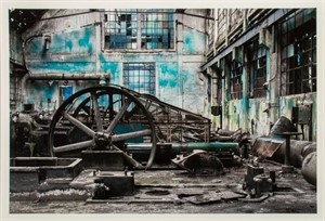 Raymond Ciborowski "Blue Sugar" Digital Print