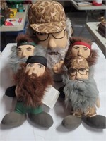 5 Piece Duck Dynasty TV Show Plush Set