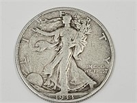 1933 Walking Liberty Silver Half Dollar Coin