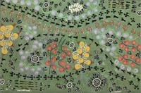 Sandy Walker Aboriginal Mixed Media On Canvas