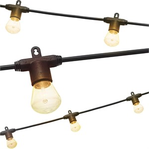 Enbrighten 24 Bulbs 48 Ft. Outdoor/Indoor Bistro