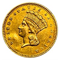 1858-S Rare Gold Dollar
