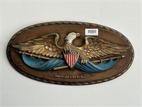 Resin Patriotic Eagle Hanging Decor