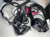 Various head phone sets