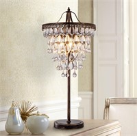 TOCHIC 3-Light Crystal Table Lamp