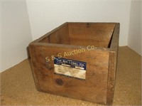 Primitive wood box