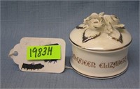 Crown Staffordshire fine bone china trinket box