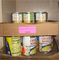 Lot of Assorted Canned Soup *out of date