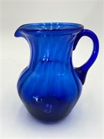 Cobalt Blue Glass Creamer