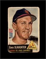 1953 Topps #41 Enos Slaughter P/F to GD+
