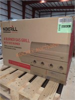 Nexgrill 4-Burner Gas Grill w Side Burner