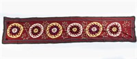 EMBROIDERED SILK SUZANI WALL RUNNER