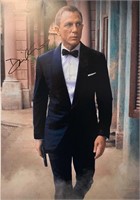 Daniel Craig Autograph James Bond 007 Poster