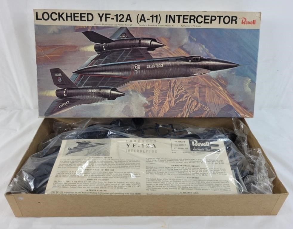 Revell Lockheed YF-12A (A-11) intercepter model