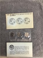 1980 Susan B. Anthony Dollar Souvenir Set