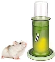 Hamster Glass Tank Water Bottle with Light