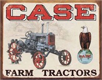 Case Farm Tractor Tin Sign