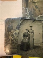 Assorted Antique Tin Types