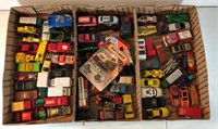 (3) Flats of Miscellaneous Toy Cars