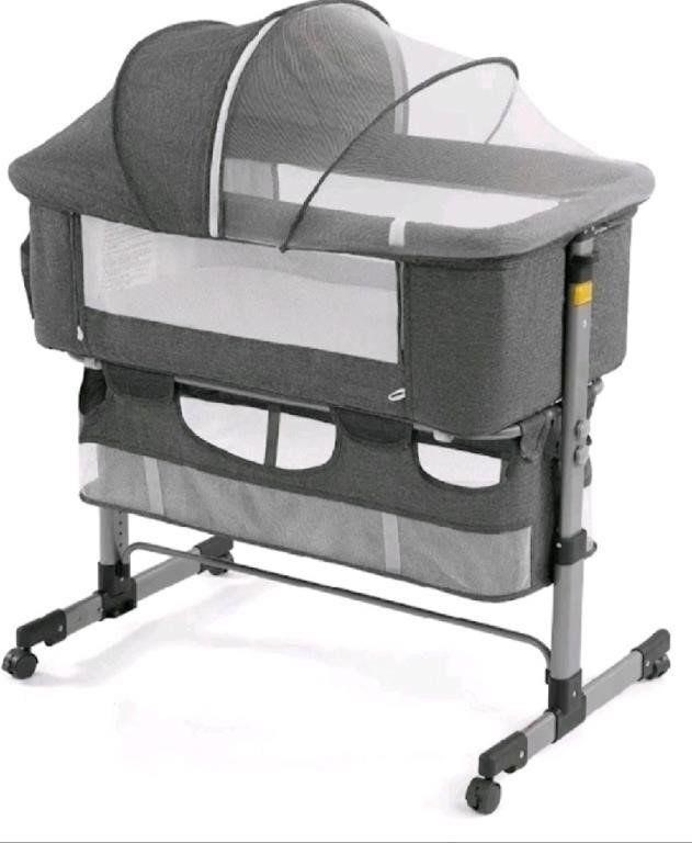 Ihoming 3 in 1 Baby Bassinet - Deep Grey