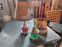 Vintage Nautical Lamps.