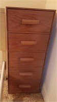 5 drawer narrow chest (2)  14" X 12" X 34" each